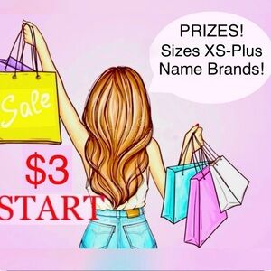 Like to be notified when show goes live $3 starts Women’s XXS to Plus Sizes